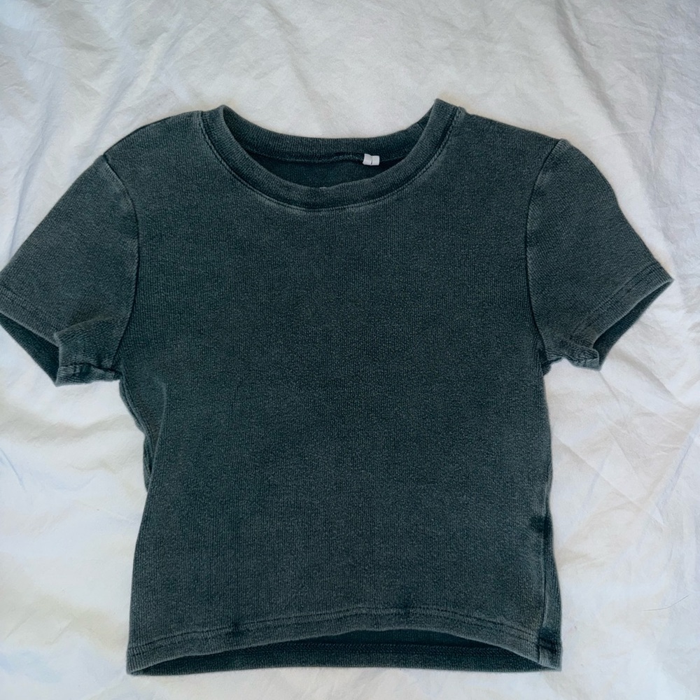 PacSun Dark Green Crop Top